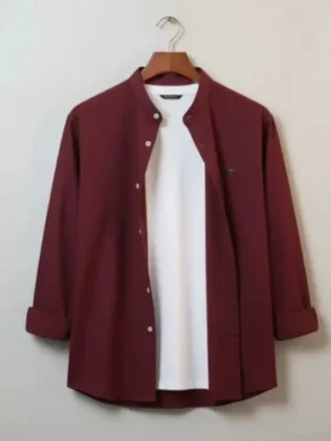 Mandarin Collar T-Shirt