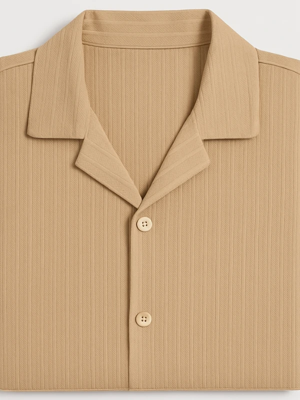 Men Slim Fit Cotton Casual Shirt