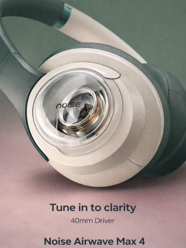 Noise Airwave Max 4 Wireless Over-Ear Headphones 40 mm Driver