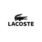 Lacoste brand logo black & white